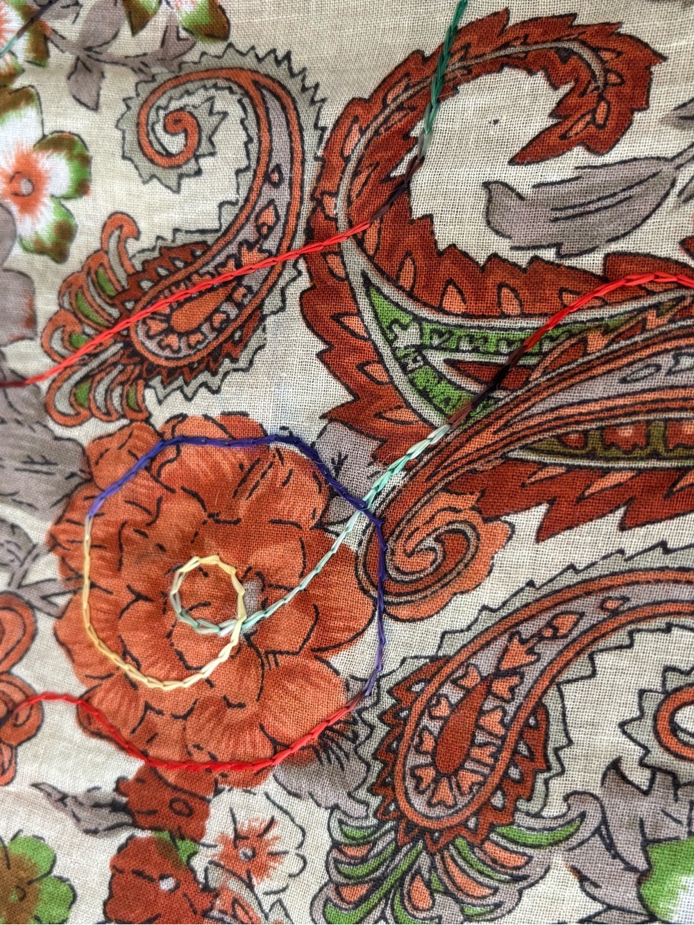 100% cotton made in India sundress! Casual to formal as elegant as it is. Size 8 - Picture 7 of 16